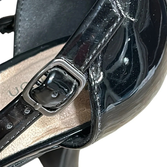 Clark’s shoes, women 7,NEW! Kataleyna Rae black patent pump.cut out,feminine - Picture 8 of 12
